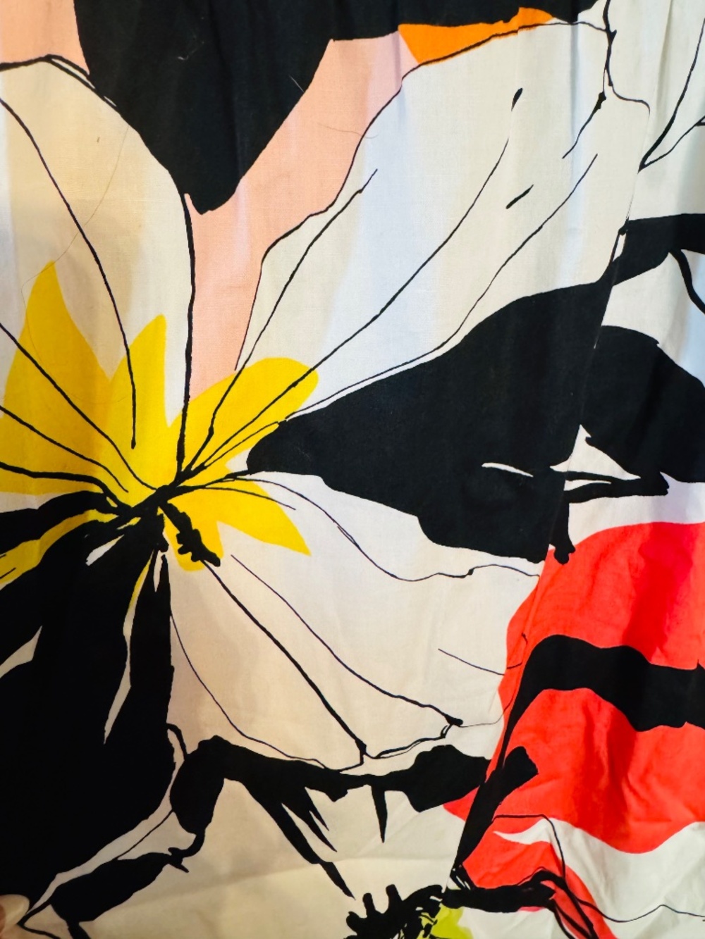 London Times Floral Maxi Dress in Black, White, Pink, Orange, Yellow - m - Picture 3 of 5